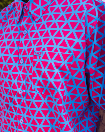 Enigma Party Shirt - Pink & Blue