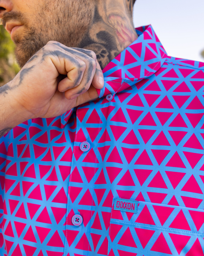 Enigma Party Shirt - Pink & Blue