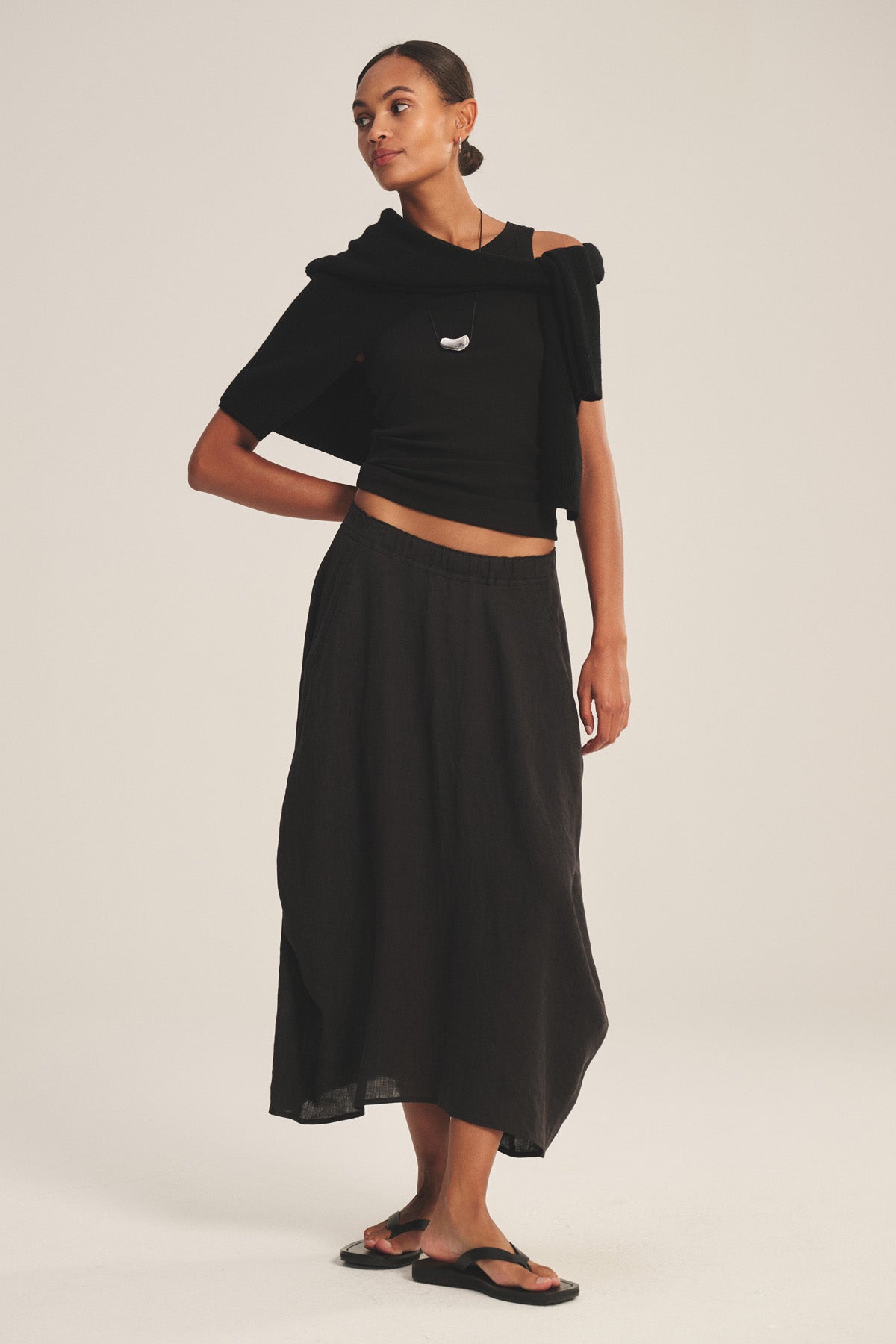 FAE LINEN SKIRT