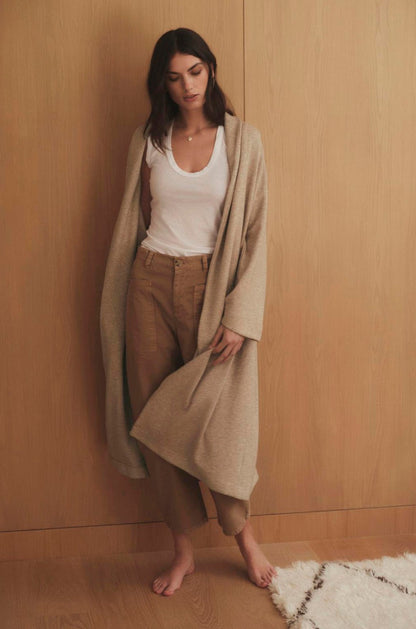 PATRICIA DOUBLE KNIT DUSTER CARDIGAN