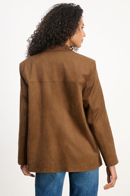SALIE FAUX SUEDE JACKET