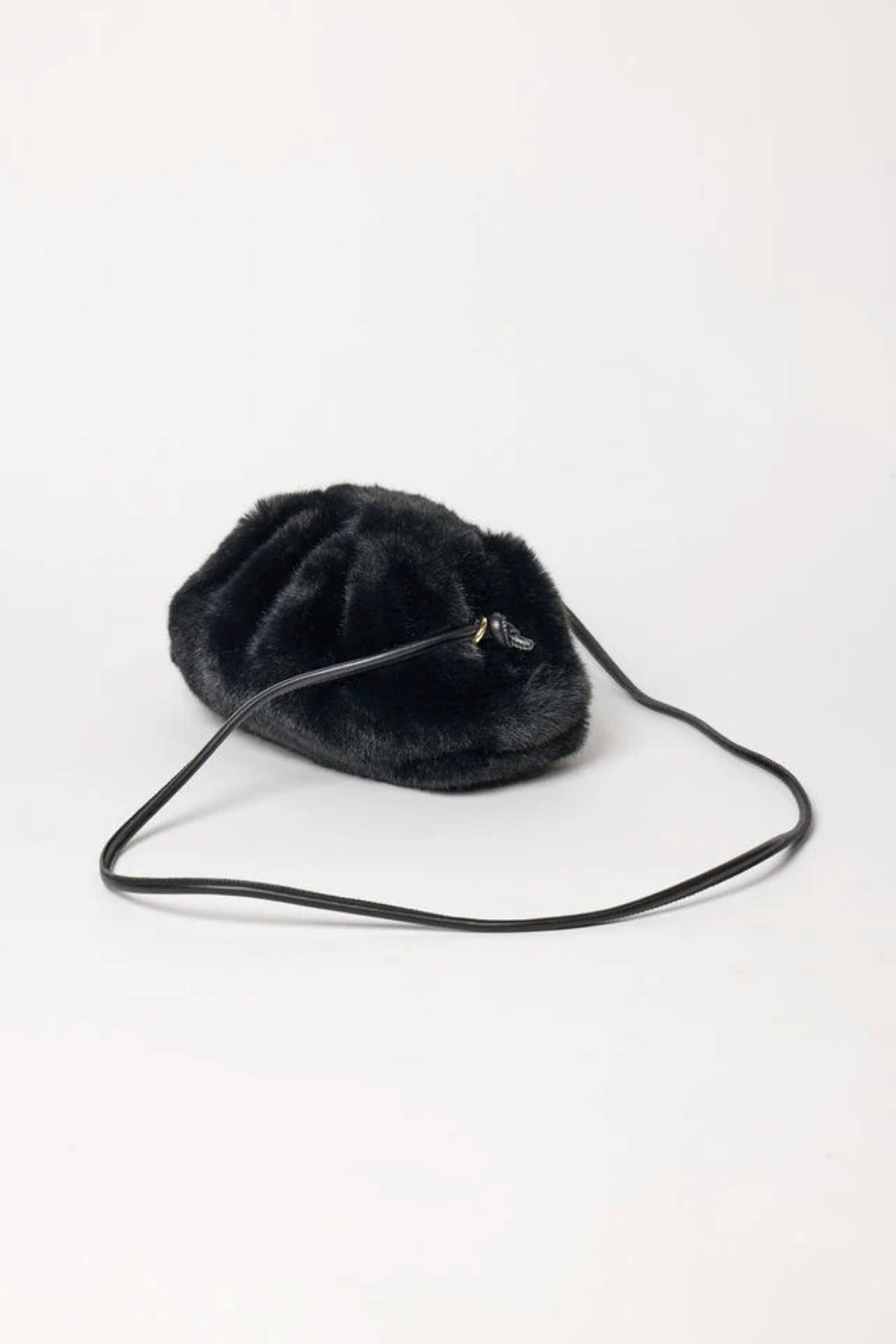 FAUX FUR CLUTCH