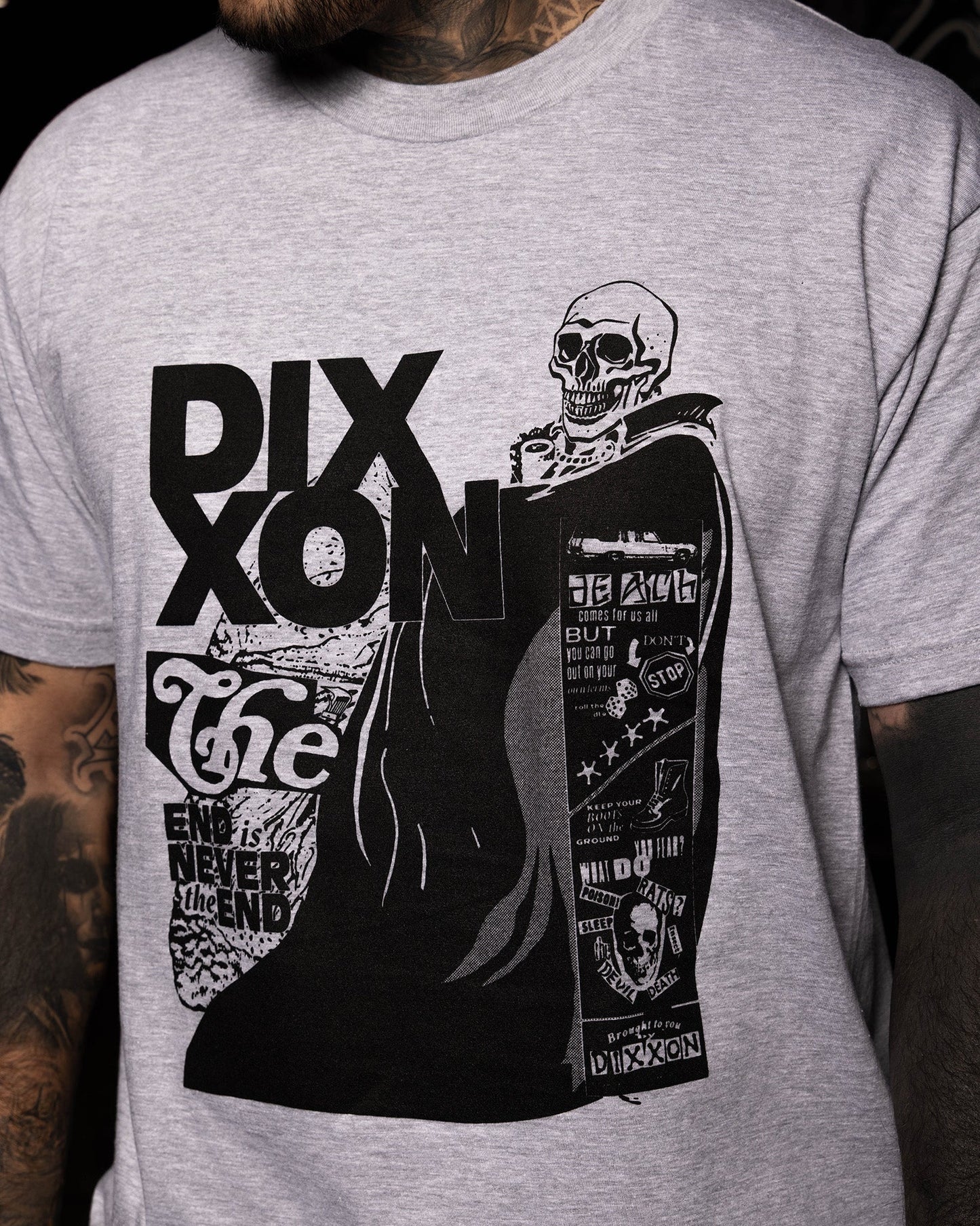 Fear T-Shirt - Heather Gray