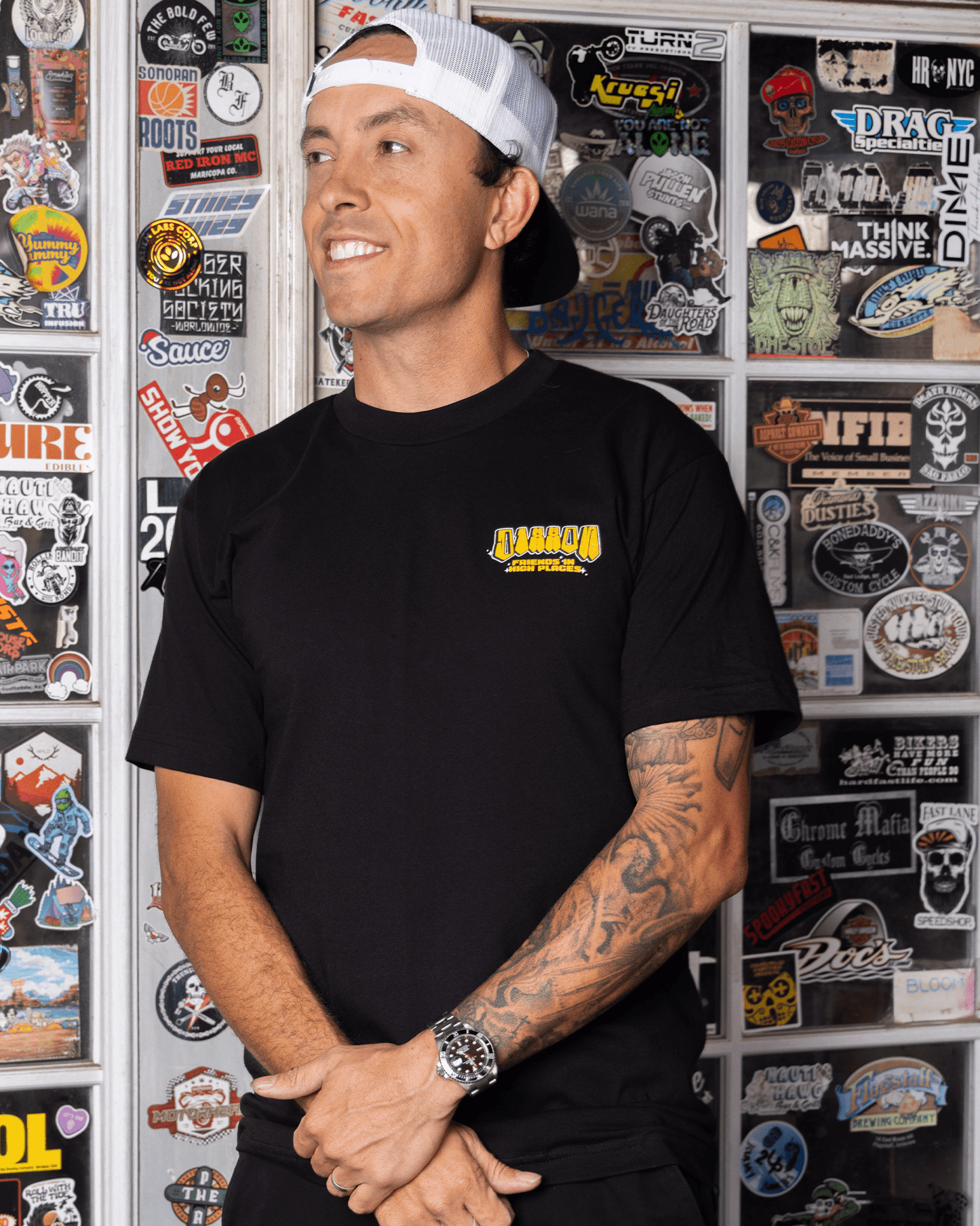 Friends In High Places T-Shirt - Black