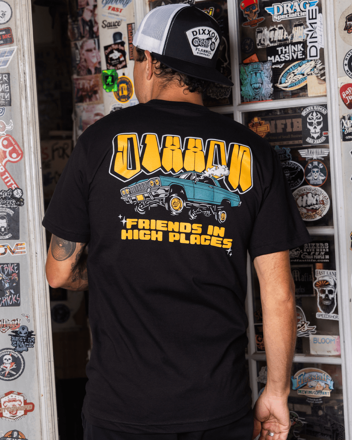 Friends In High Places T-Shirt - Black