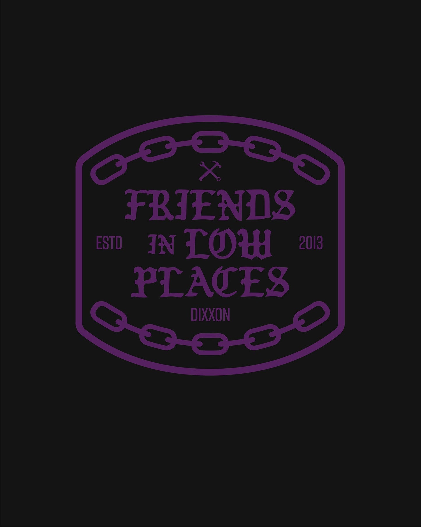 Friends in Low Places 12" Die Cut Sticker