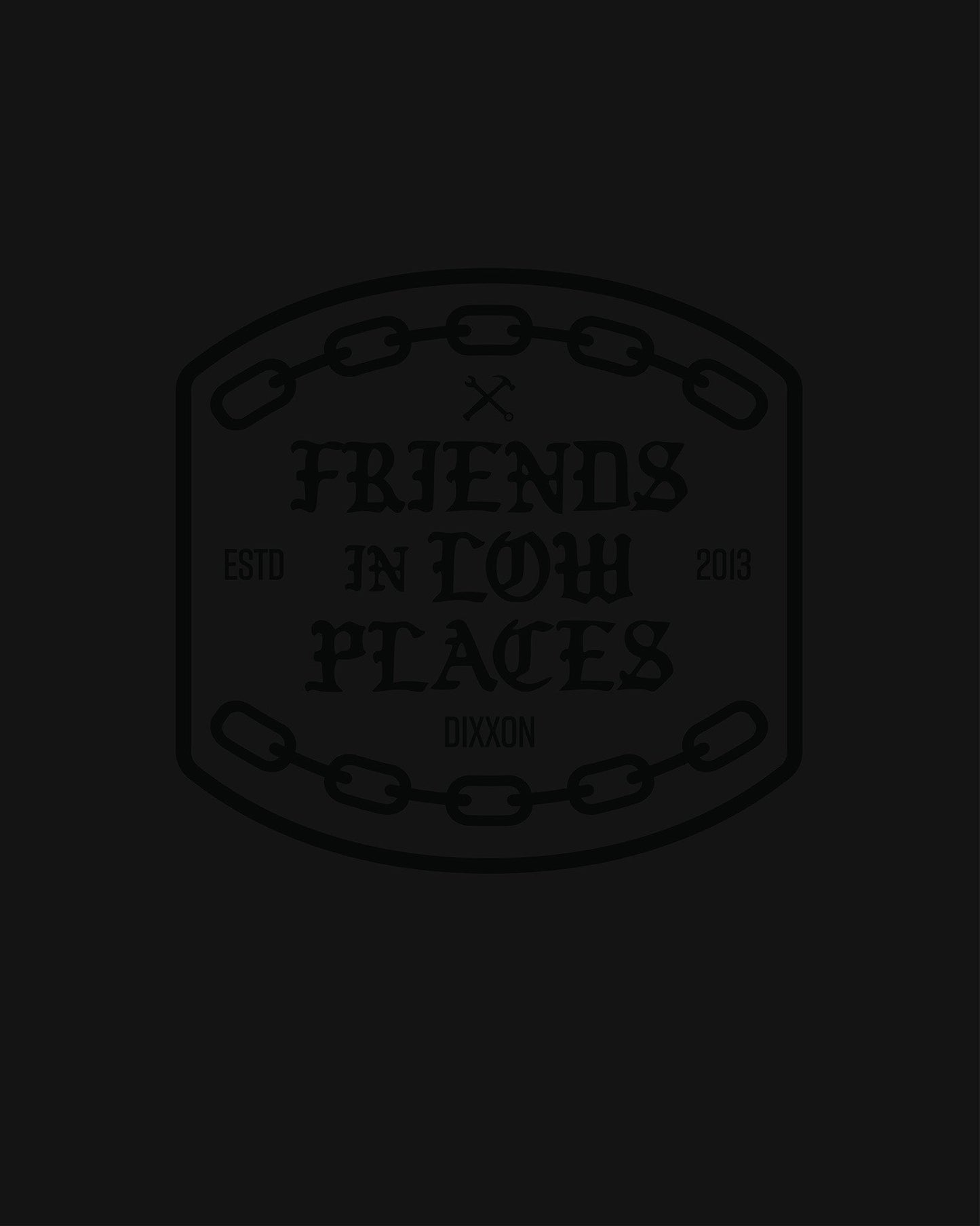 Friends in Low Places 6" Die Cut Sticker