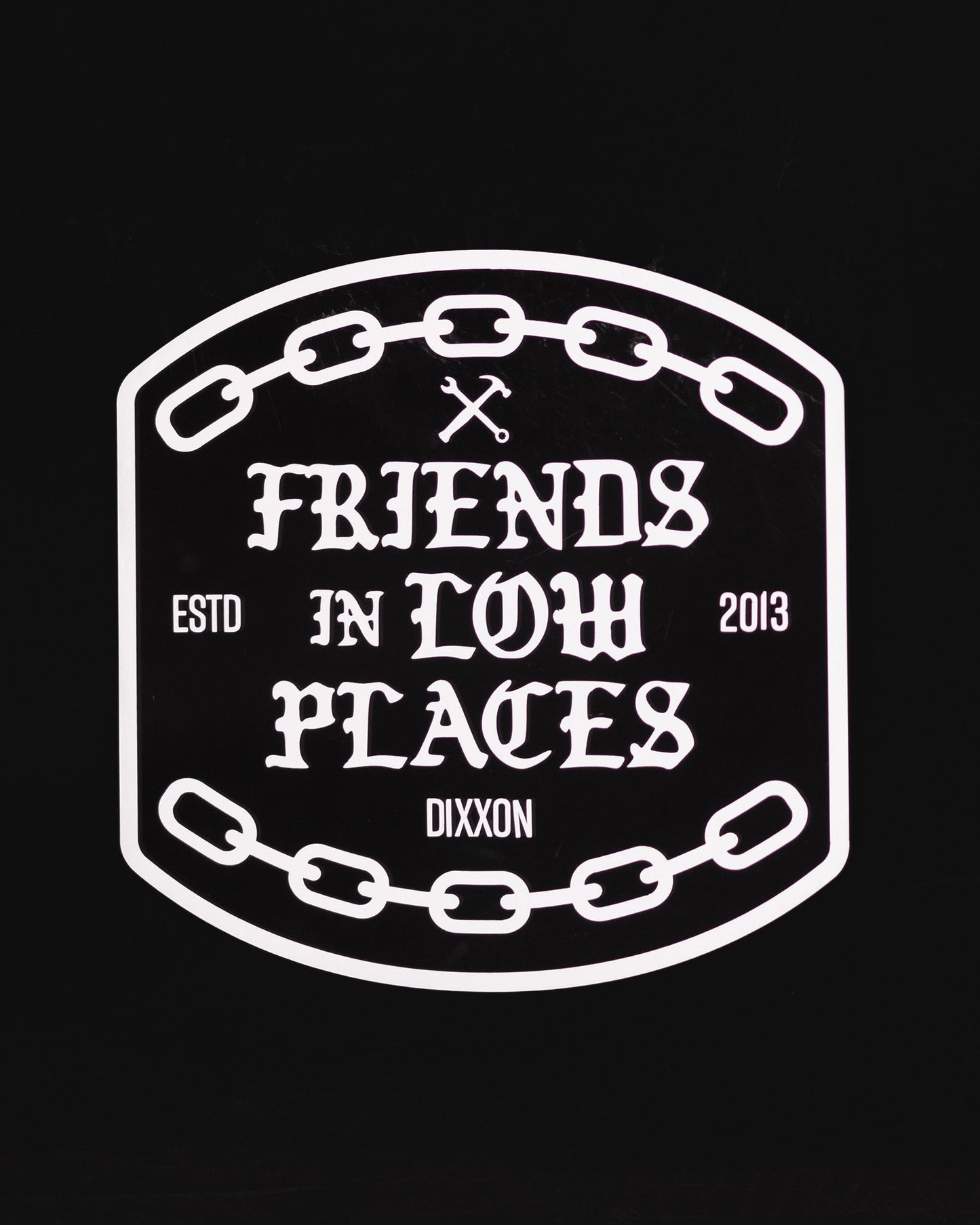 Friends in Low Places 6" Die Cut Sticker