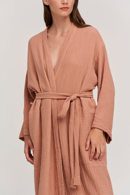 COTTON GAUZE ROBE