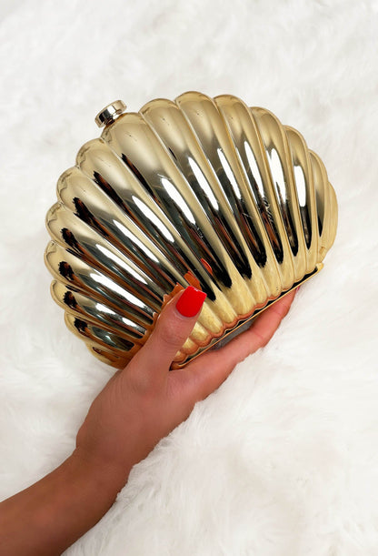 Glowing Sands Gold Hard Shell Bag