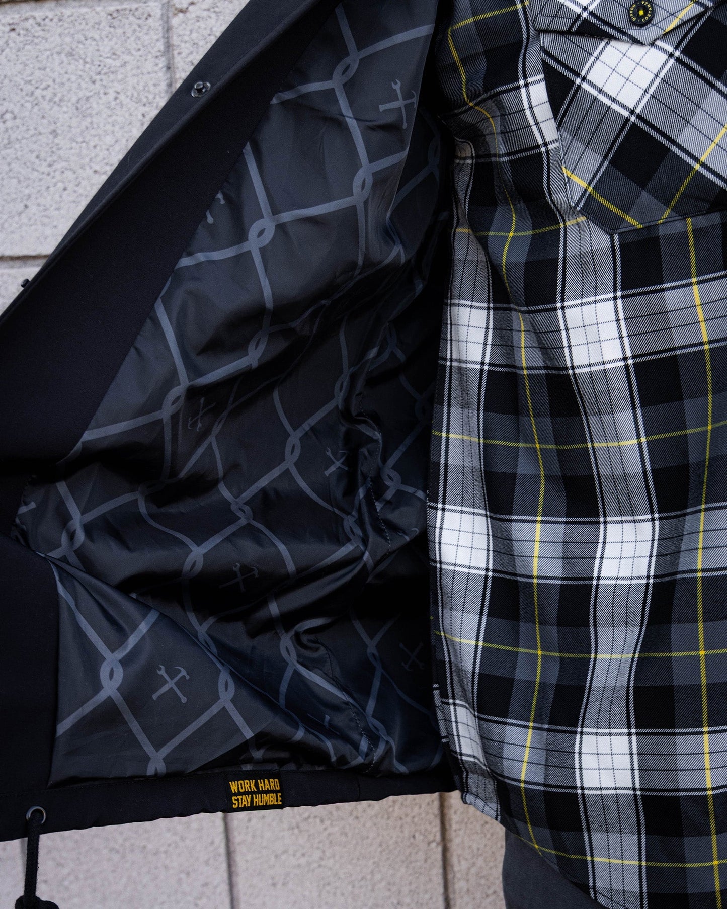Gold Tradition of Rebellion Coaches Jacket - Black