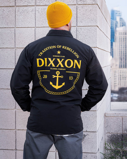 Gold Tradition of Rebellion Coaches Jacket - Black