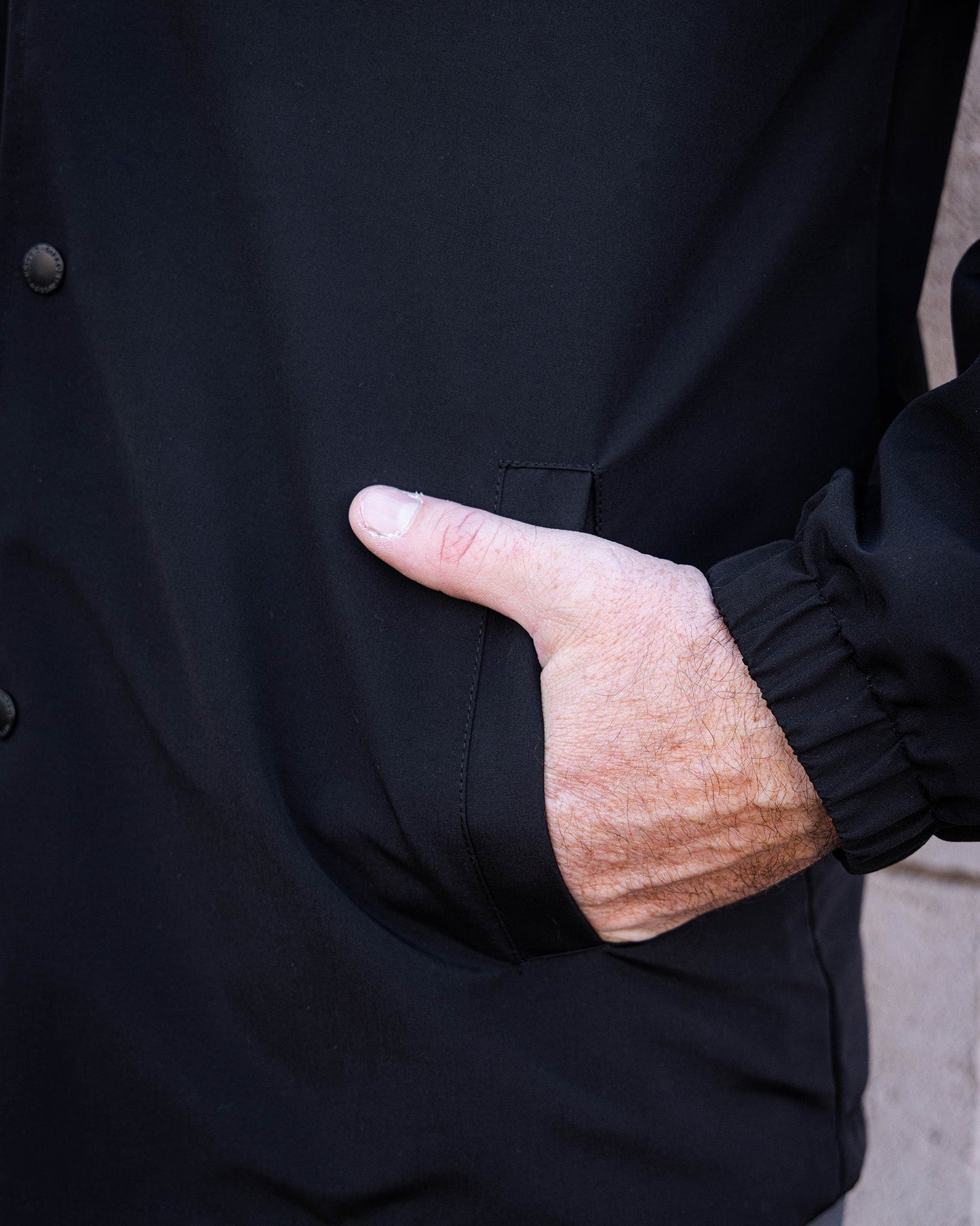 Gold Tradition of Rebellion Coaches Jacket - Black