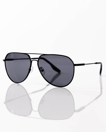 Goose Sunglasses - Brushed Black & Gray