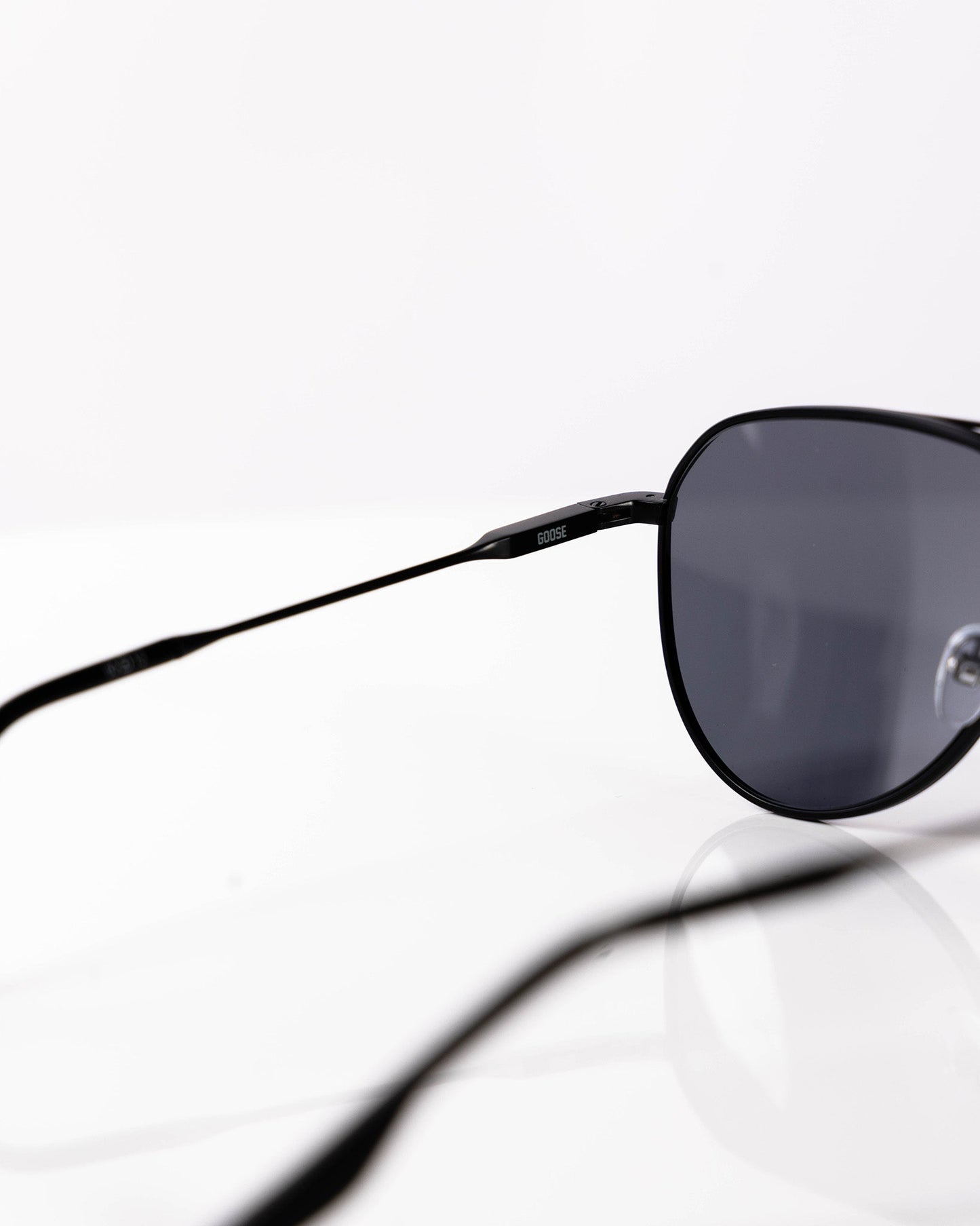 Goose Sunglasses - Brushed Black & Gray
