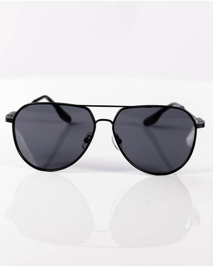 Goose Sunglasses - Brushed Black & Gray