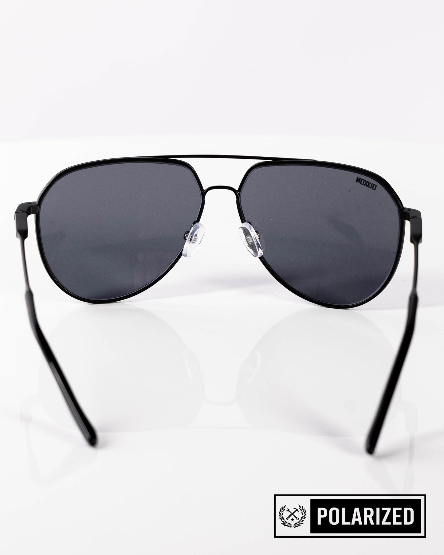 Goose Sunglasses - Brushed Black & Gray Polarized