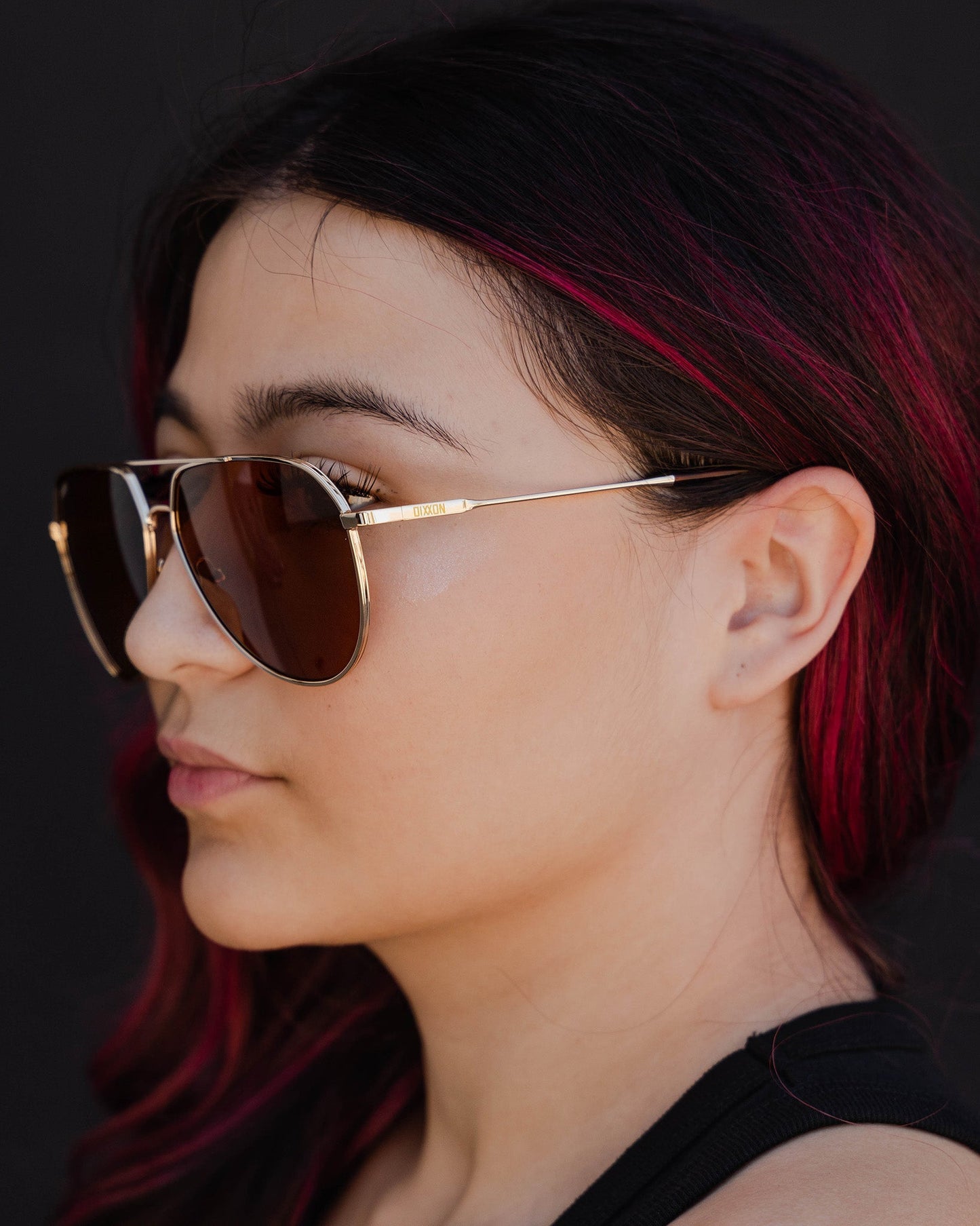 Goose Sunglasses - Gloss Gold & Bronze