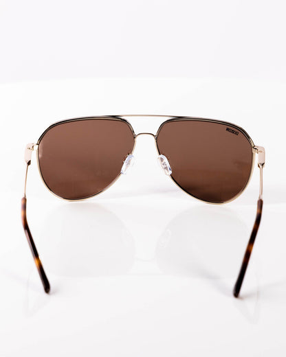 Goose Sunglasses - Gloss Gold & Bronze