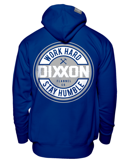 Gray Corpo Zip Up - Blue
