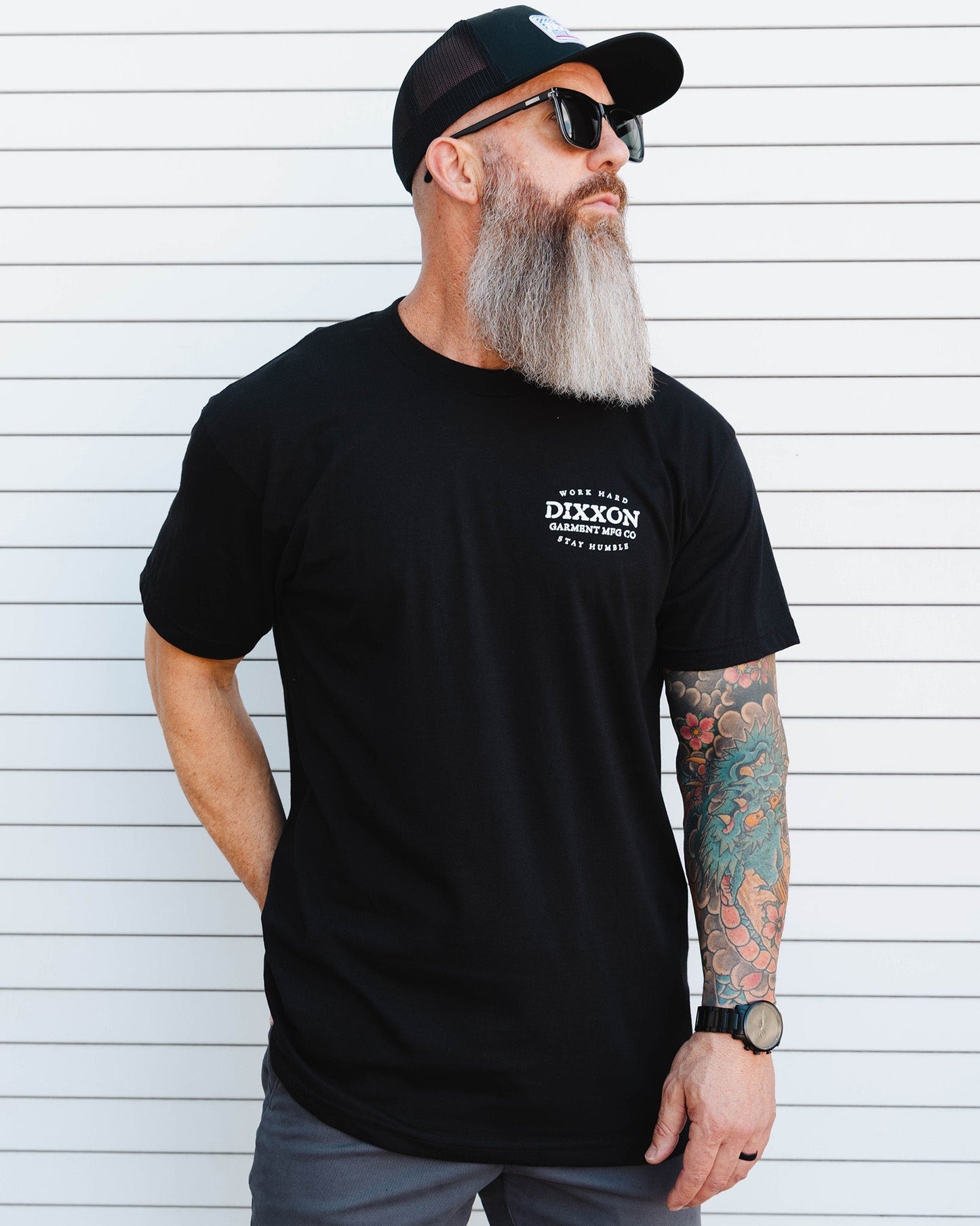 Gray MFG Standard T-Shirt - Black