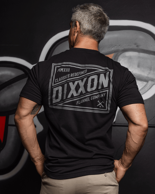 Grey Classic Billboard T-Shirt - Black