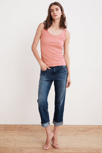 MOSSY GAUZY WHISPER FITTED TANK