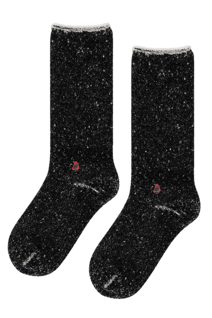 HOODIE WOOL MEN'S CREW SOCKS BY HANSEL FROM BASEL