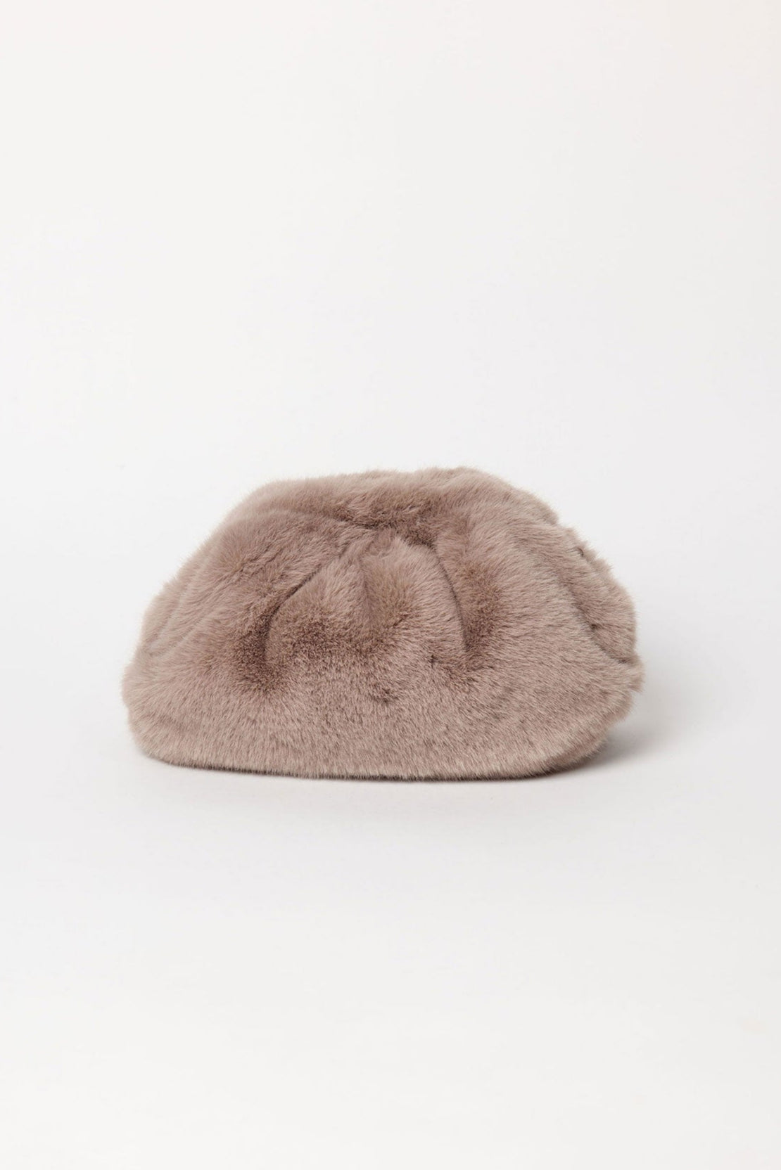 FAUX FUR CLUTCH
