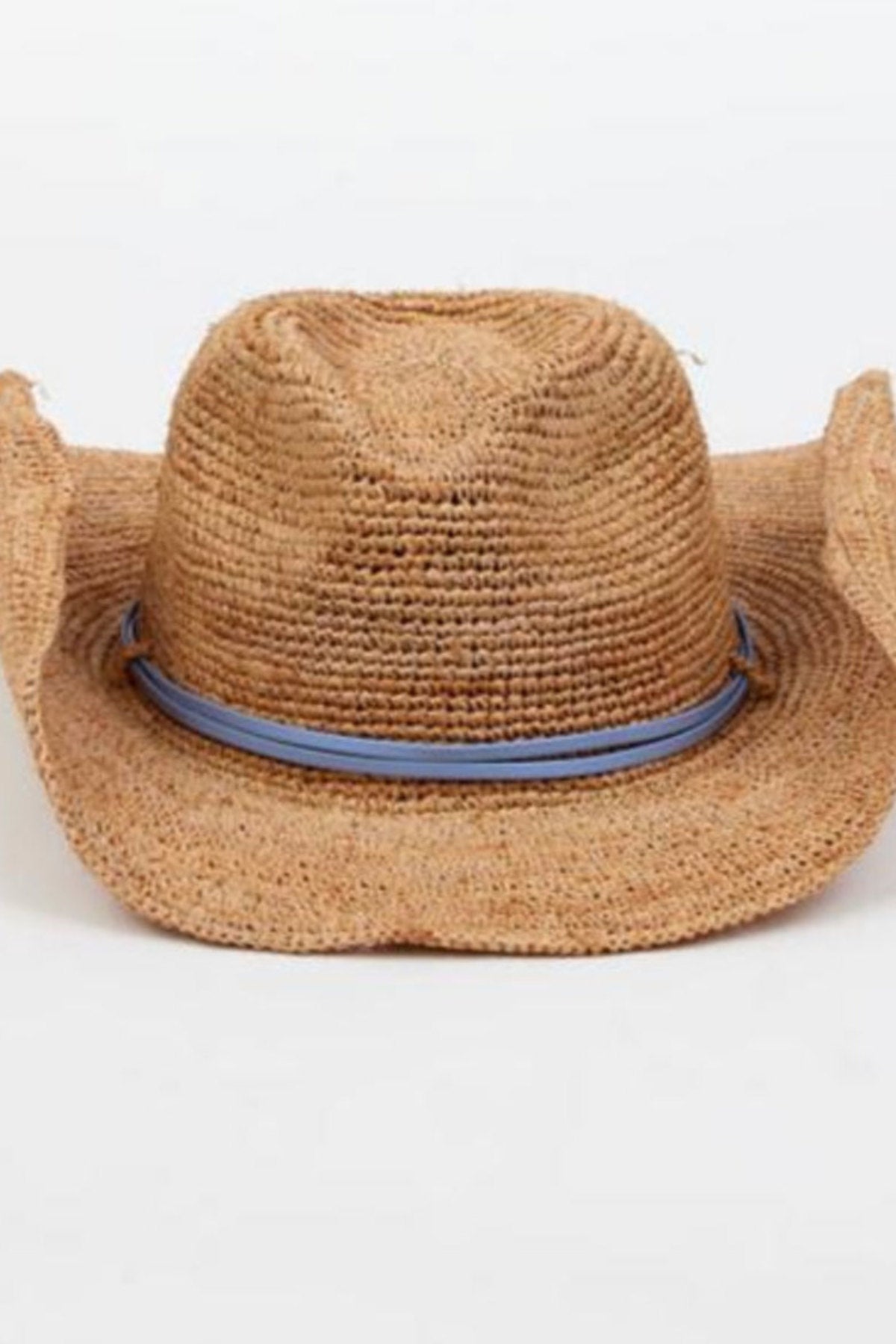 RAFFIA CROCHET COWBOY HAT