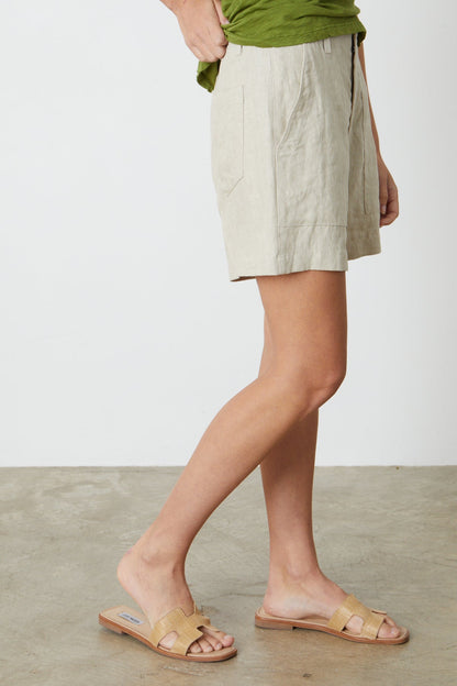 FALLON HEAVY LINEN SHORT