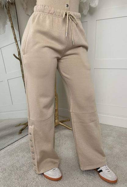 Honey Icon Beige Lounge Joggers