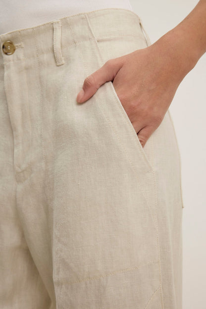 ISSA HEAVY LINEN PANT