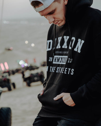 In the Streets Pullover Hoodie - Black