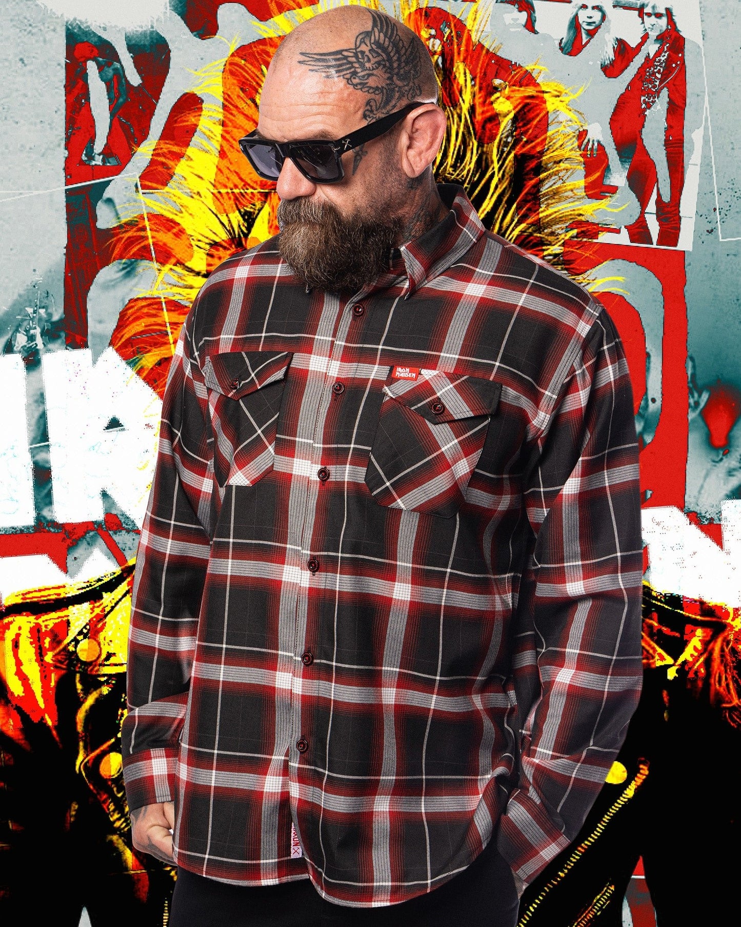 Iron Maiden 50th Anniversary Flannel