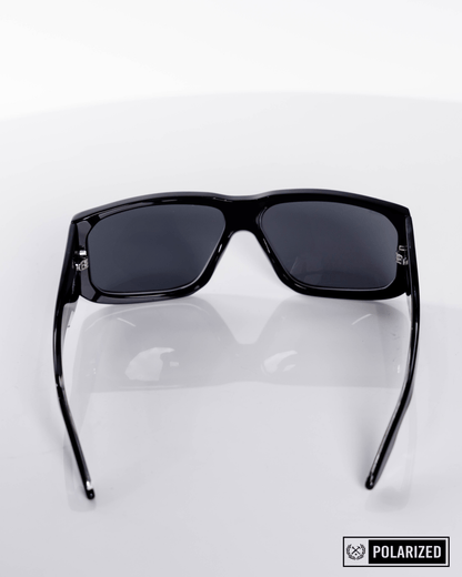 Jefe Sunglasses - Black & Gray Polarized