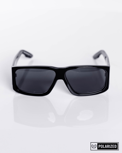 Jefe Sunglasses - Black & Gray Polarized