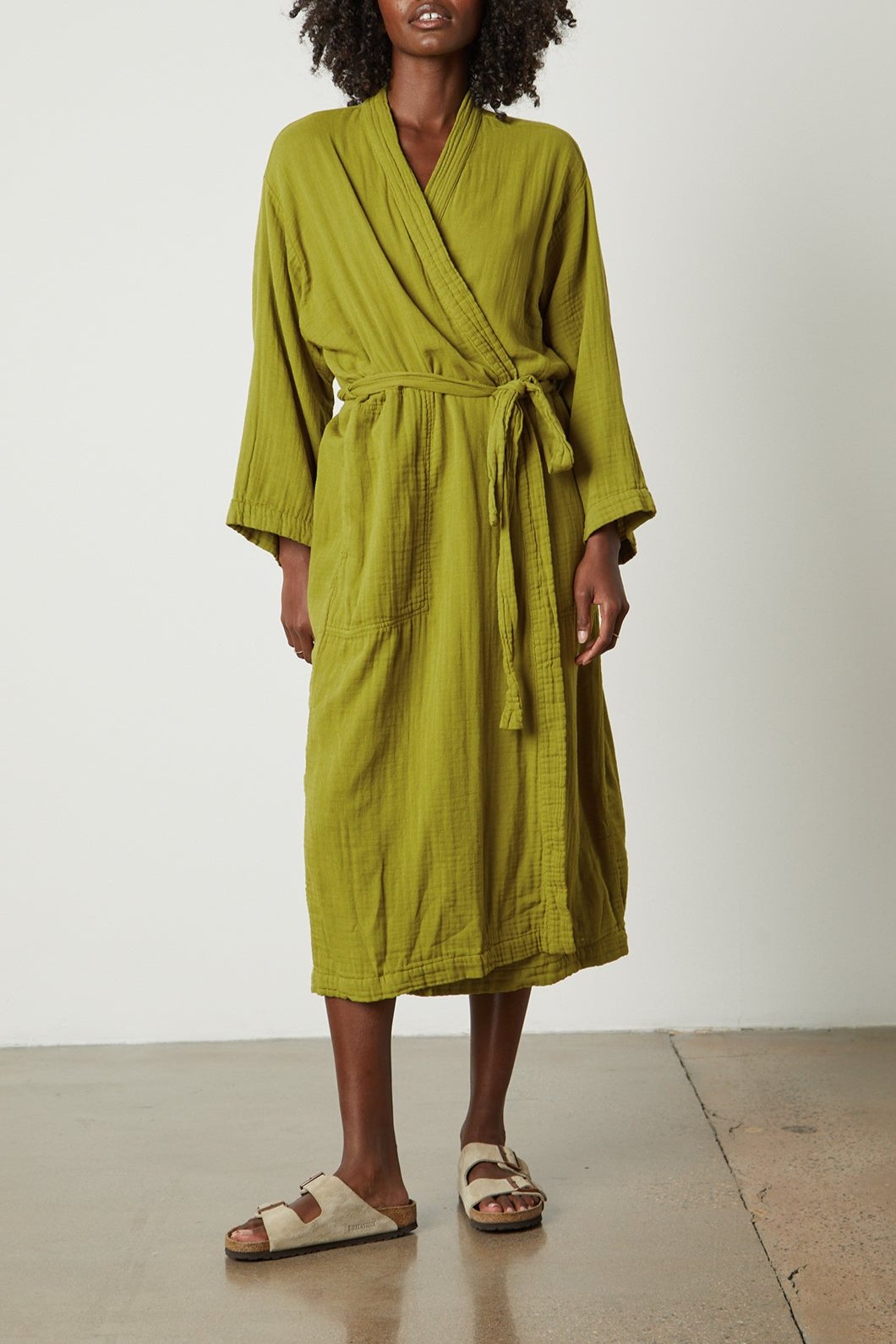 COTTON GAUZE ROBE