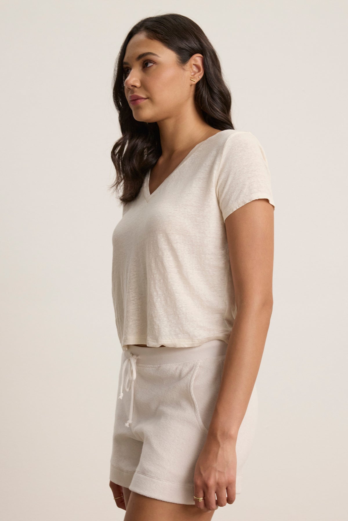 AMBER LINEN KNIT TEE