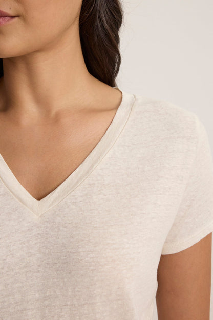 AMBER LINEN KNIT TEE