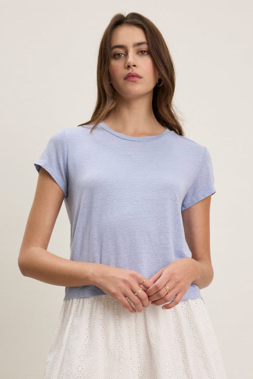 CASEY LINEN KNIT TEE