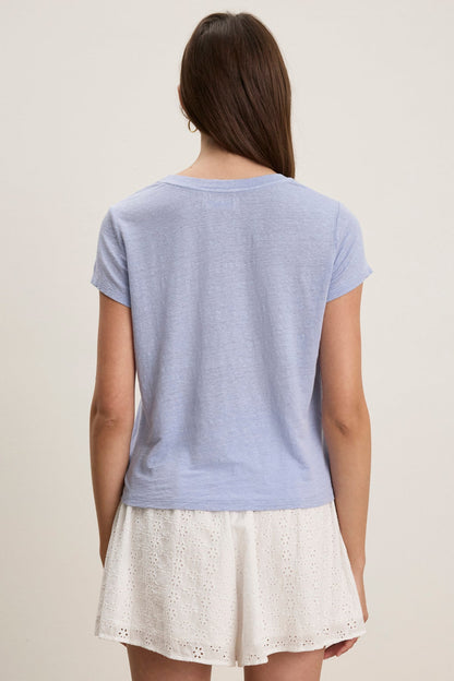 CASEY LINEN KNIT TEE
