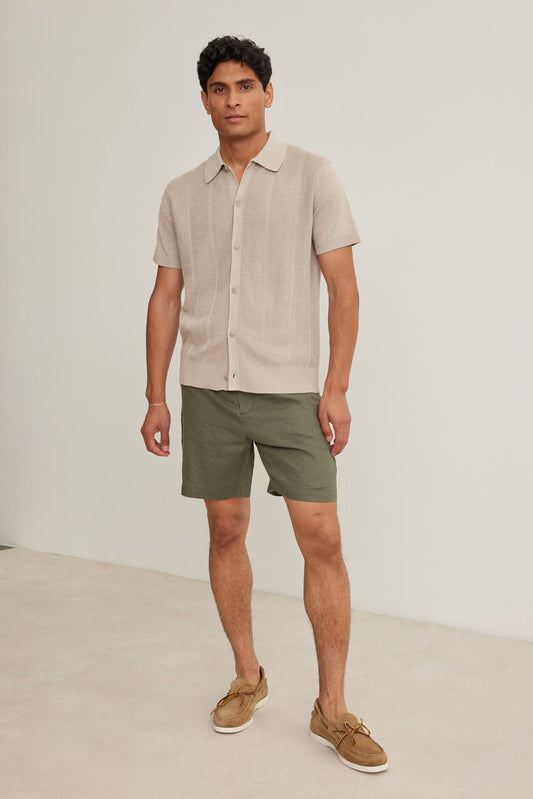 EAMON LINEN SHORT
