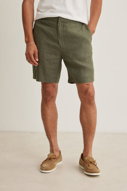 EAMON LINEN SHORT