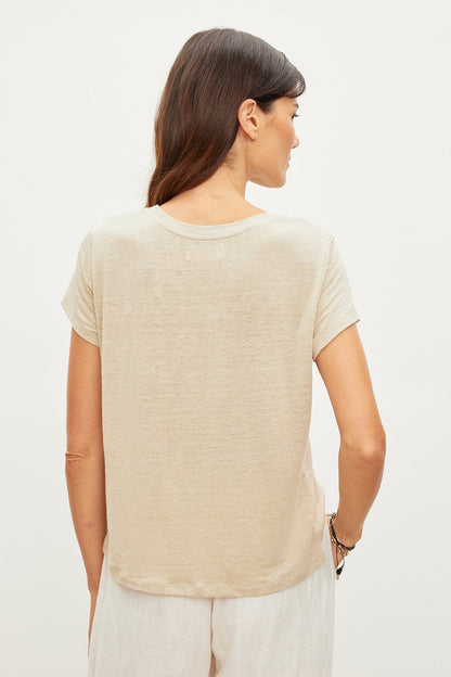 CASEY LINEN KNIT TEE