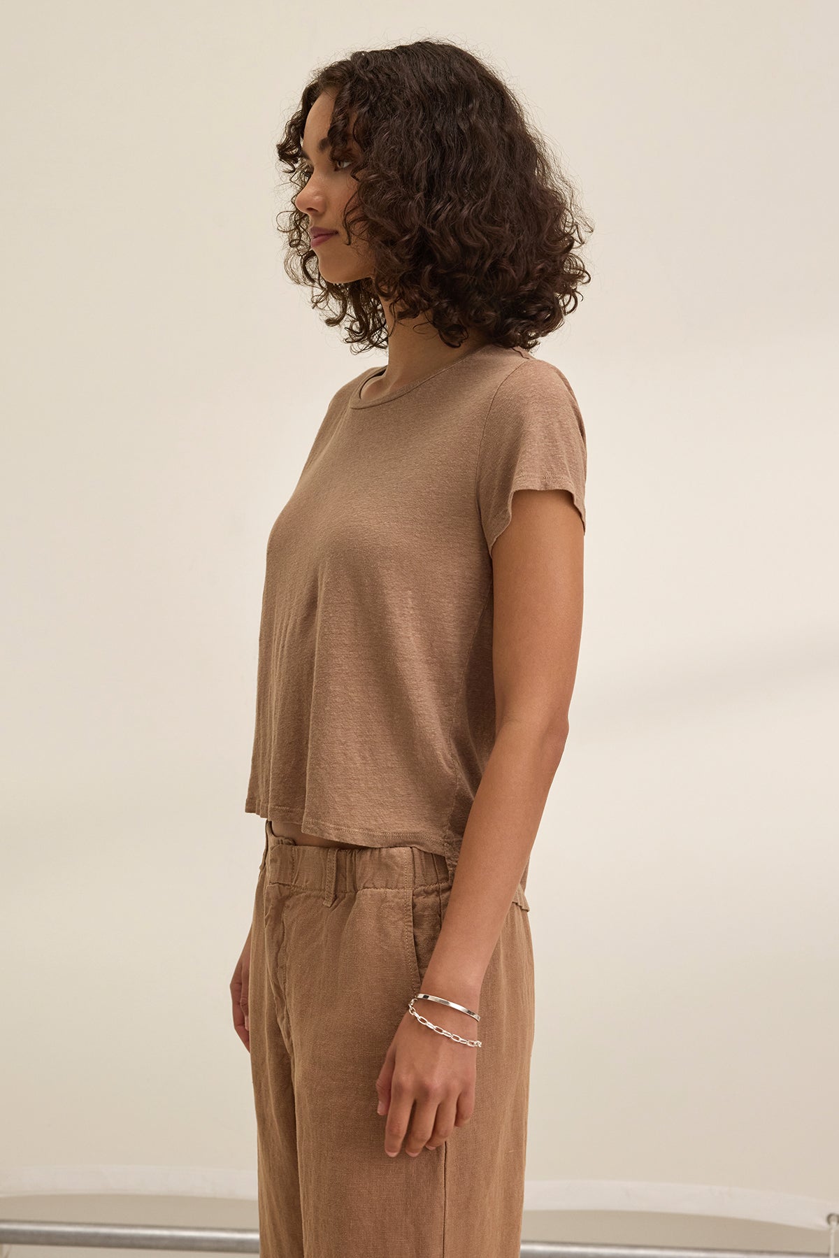 CASEY LINEN KNIT TEE