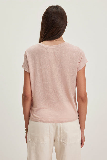 CASEY LINEN KNIT TEE