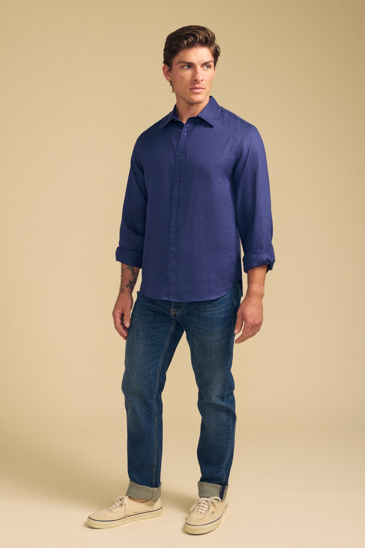 CARUSO LINEN SHIRT