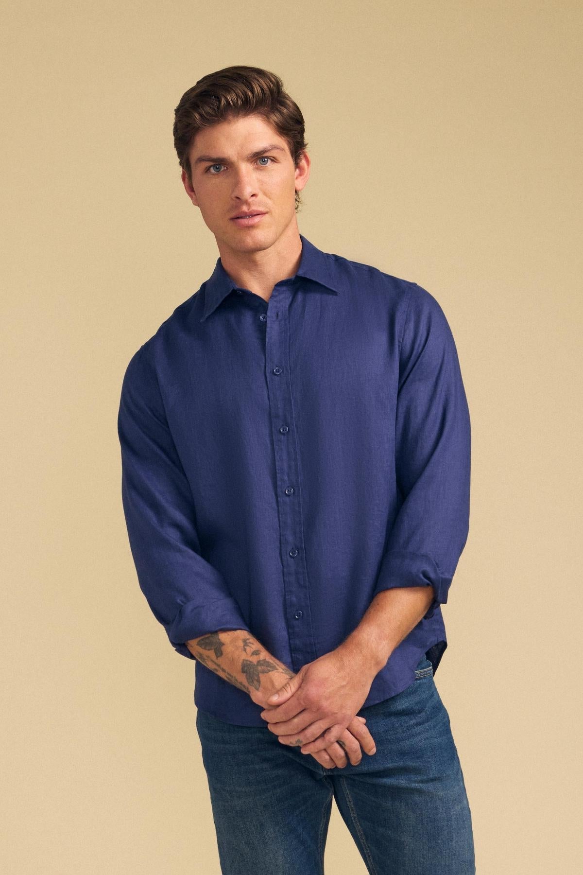 CARUSO LINEN SHIRT
