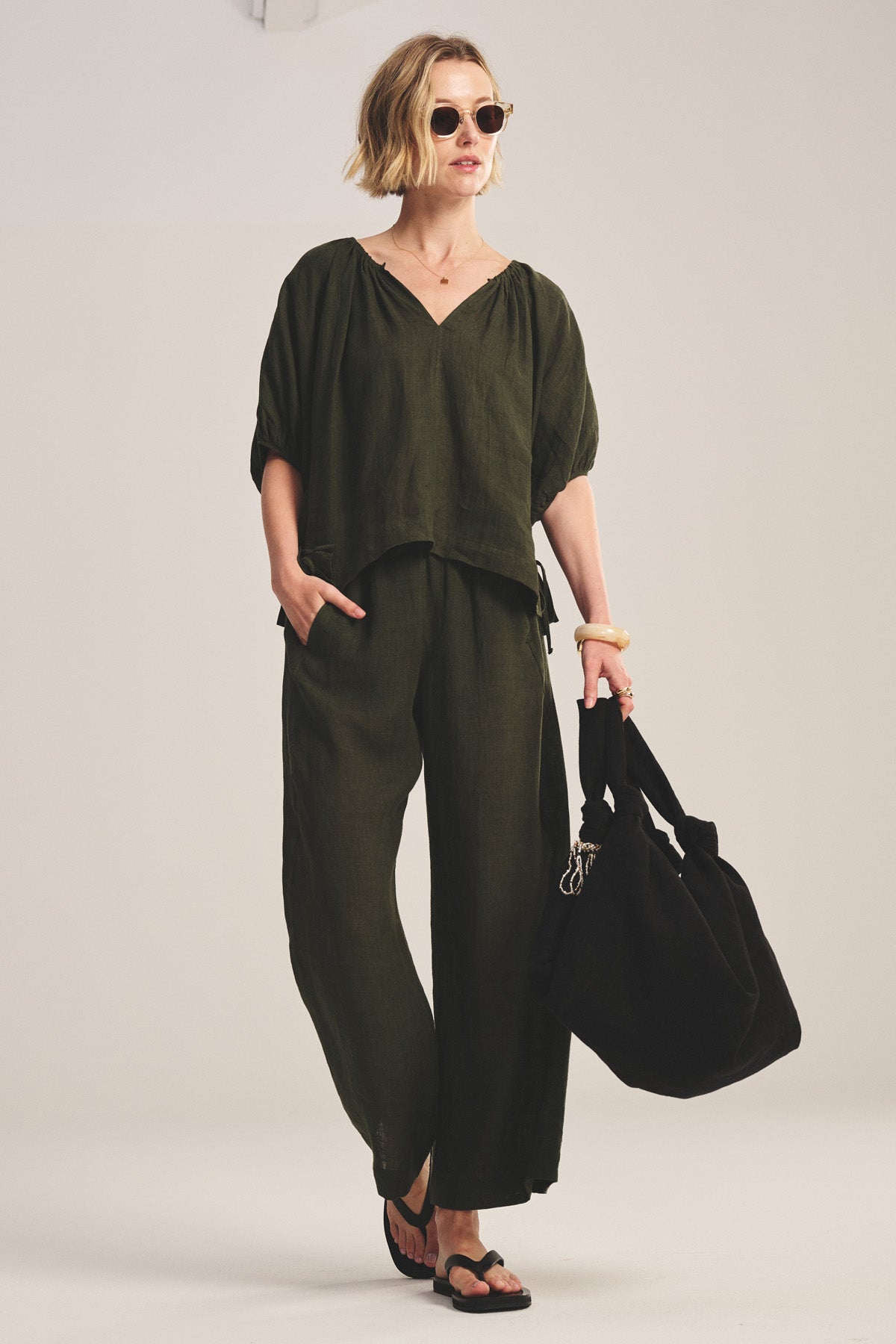 COSETTE LINEN TOP